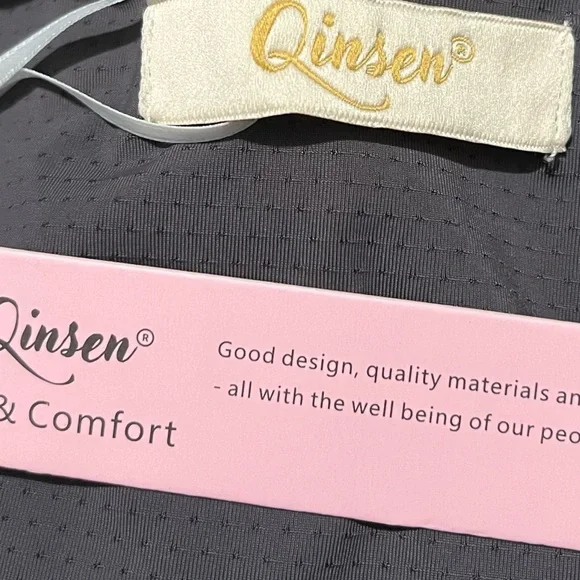 QINSEN Jumpsuit Sleeveless  Square Neck Stretch Flare Leggings Romper Inseam 30 - Picture 8 of 8